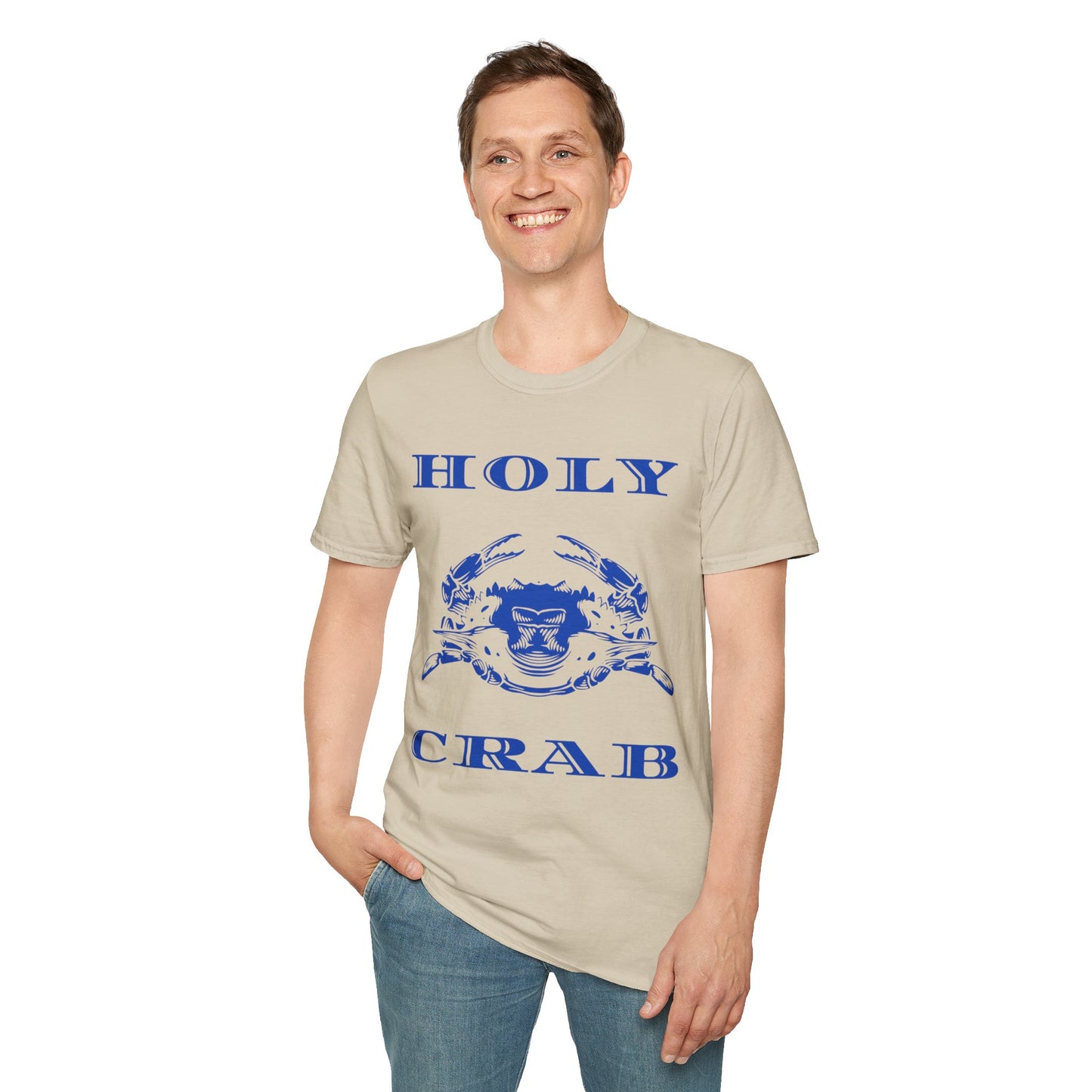 Holy Crab Funny Ocean Lover T-Shirt – Unisex Softstyle Tee