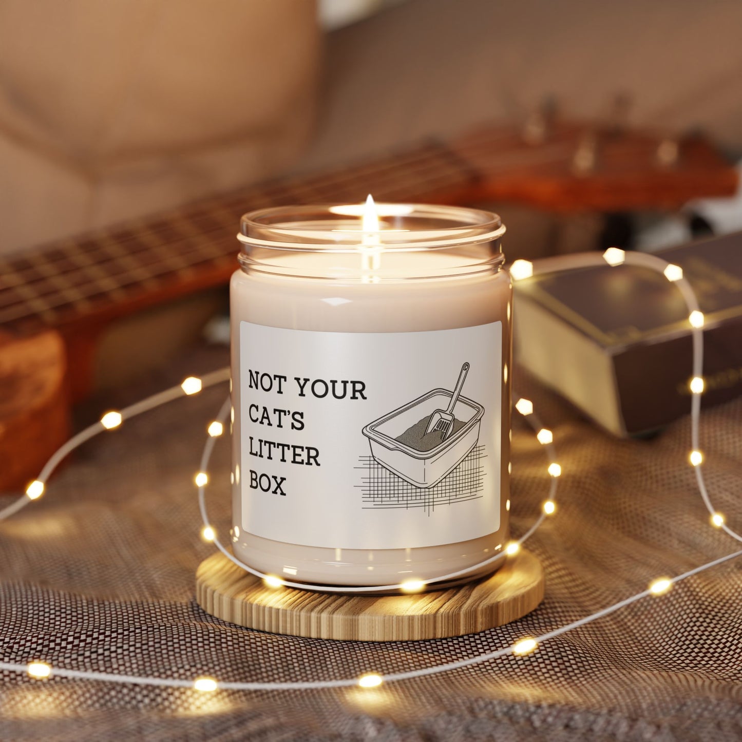 Not Your Cat's Litter Box (Scented Soy Candle, 9oz)