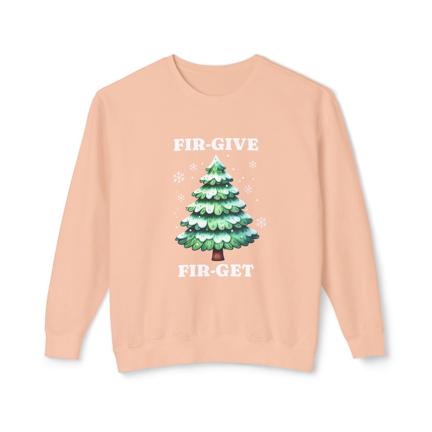 FIR-GIVE and FIR-GET Unisex Lightweight Crewneck Sweatshirt | Nine Scoops Wellness Collection
