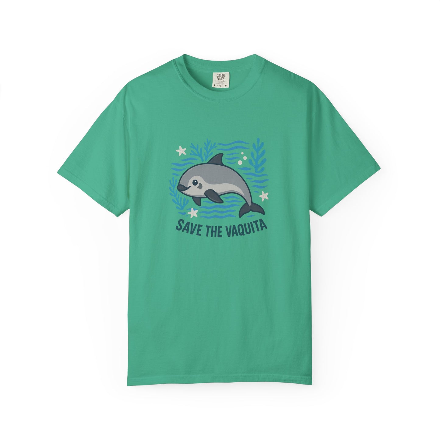 Save the Vaquita Unisex Ocean Conservation T-Shirt – Garment-Dyed Tee