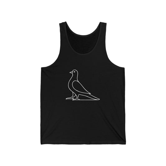 Pigeon Pose Yoga Tank – Unisex Jersey Yoga Top