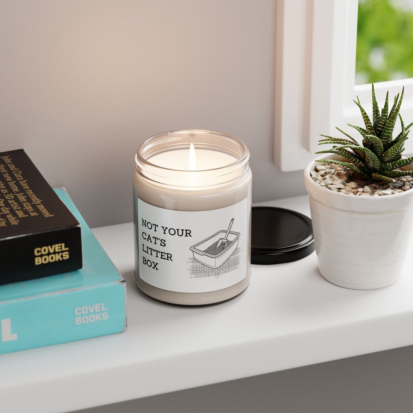 Not Your Cat's Litter Box (Scented Soy Candle, 9oz)
