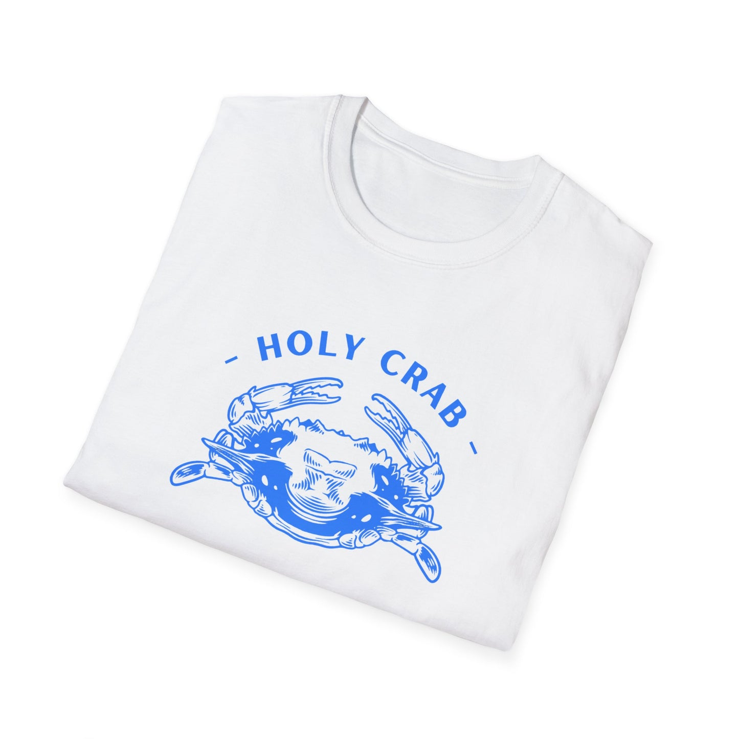 Holy Crab Funny Ocean Lover T-Shirt – Unisex Softstyle Tee