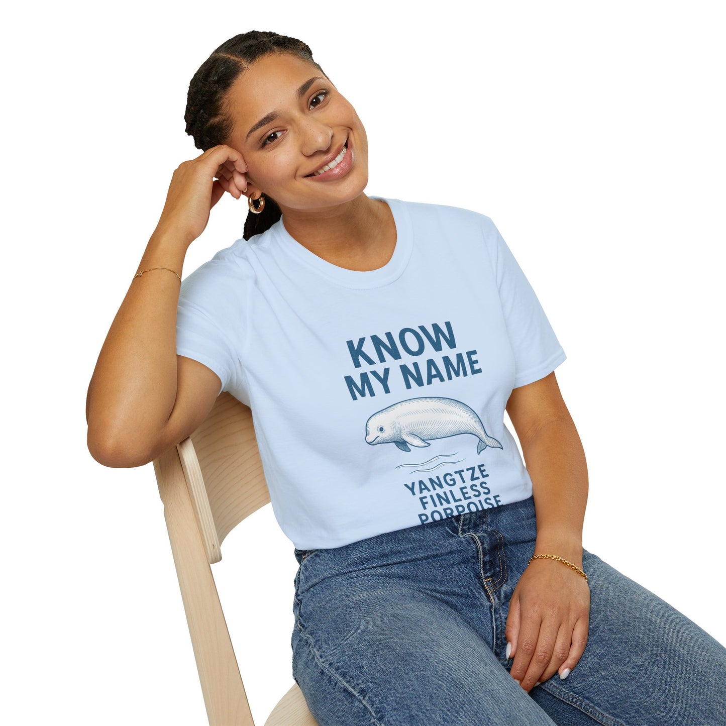 Know My Name: Yangtze Finless Porpoise Conservation T-Shirt