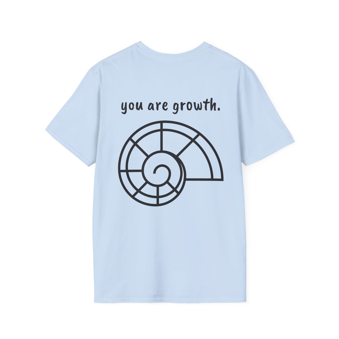YOU ARE GROWTH - Seashell Unisex Softstyle T-Shirt
