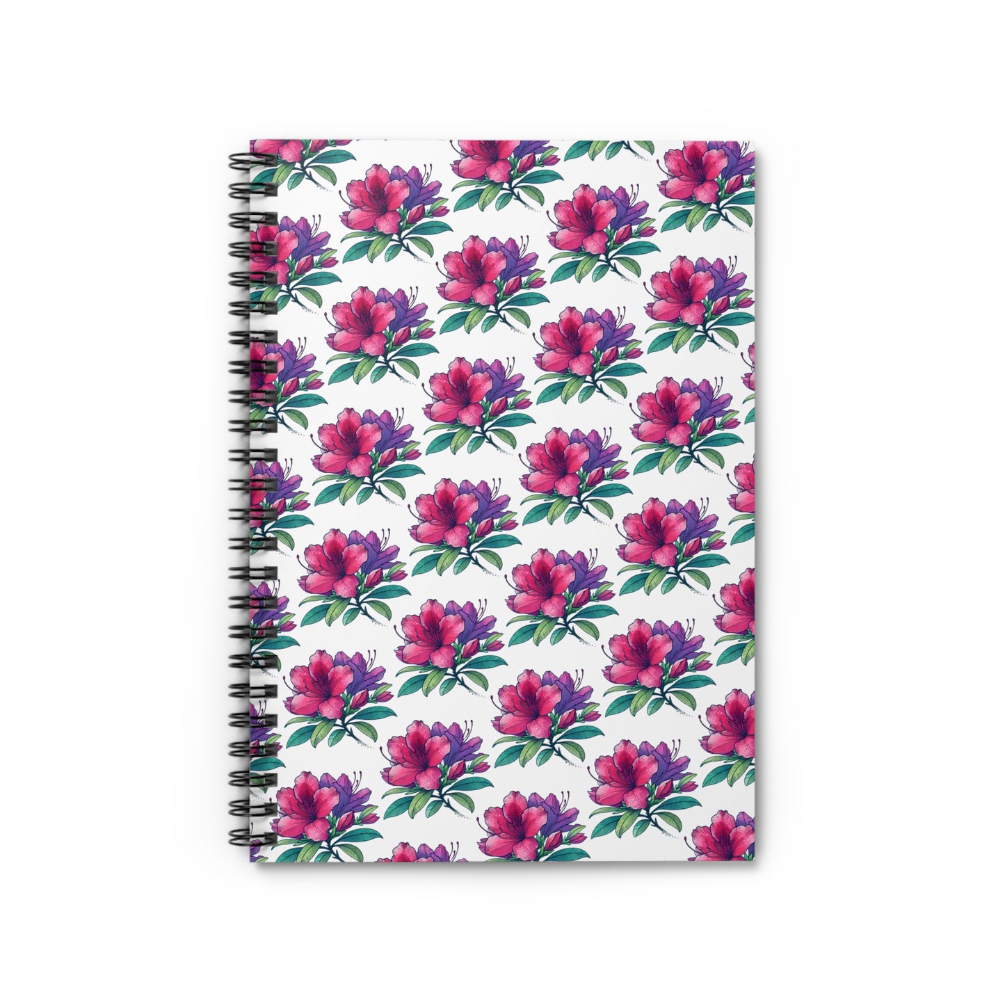 Azalea Blossom Journal – Spiral Notebook with Ruled Line Paper