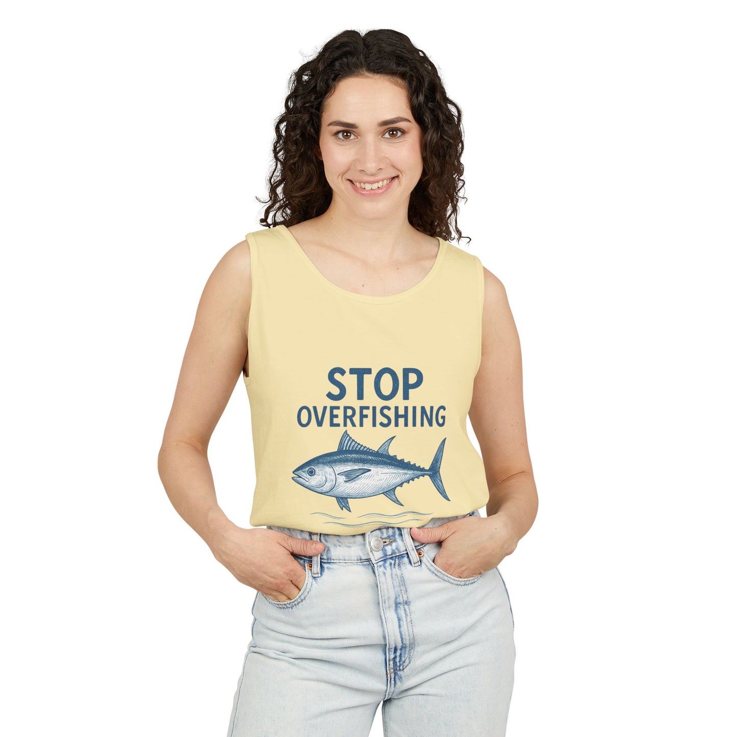 Stop Overfishing Bluefin Tuna Tank Top – Unisex Conservation Shirt