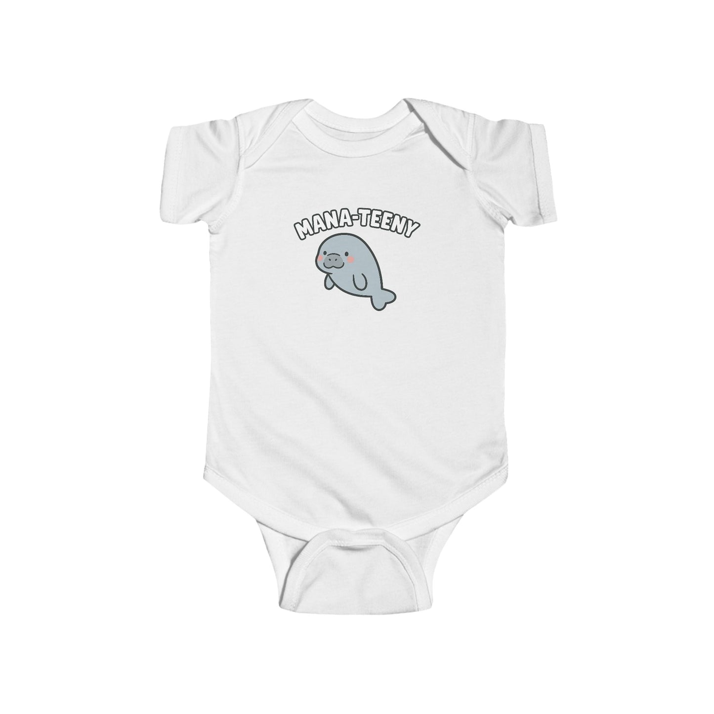 "Mana-Teeny" Manatee Baby Bodysuit – Ocean Conservation Infant Outfit