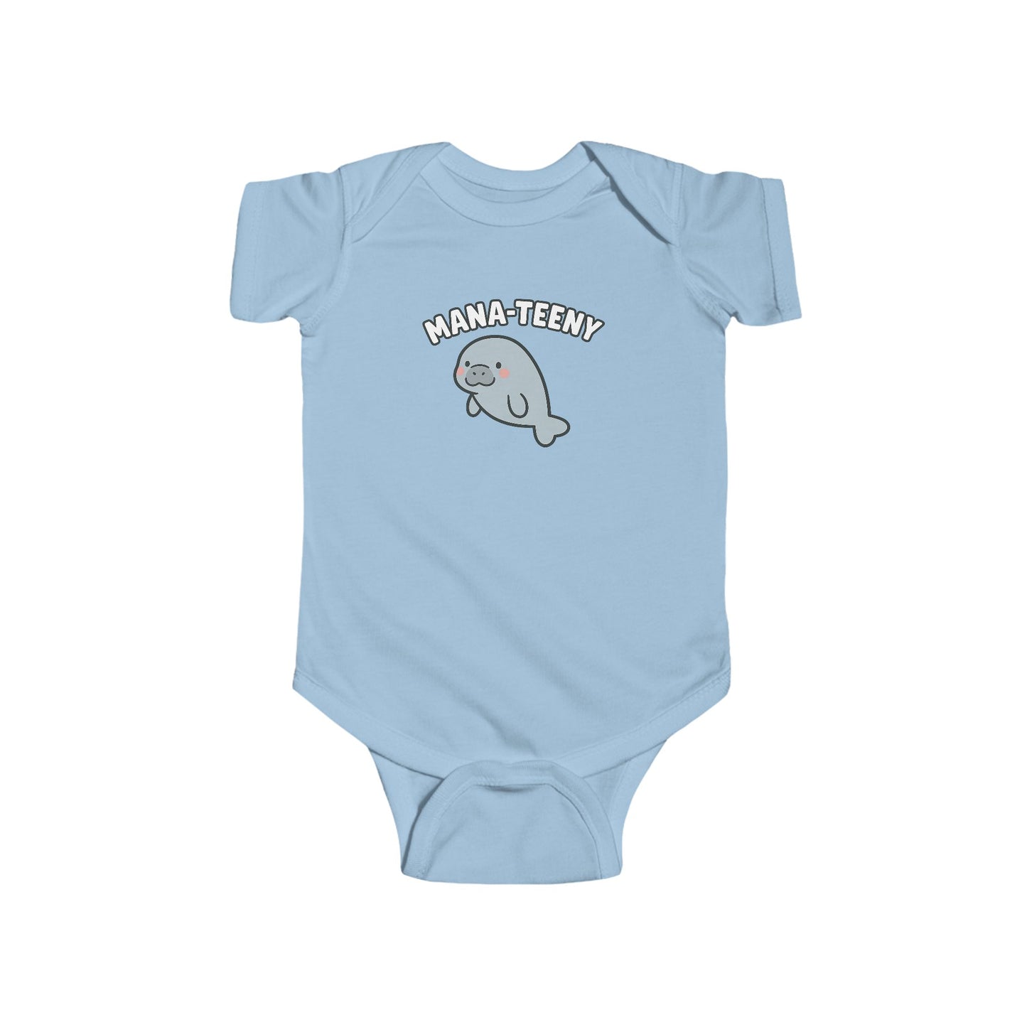 "Mana-Teeny" Manatee Baby Bodysuit – Ocean Conservation Infant Outfit
