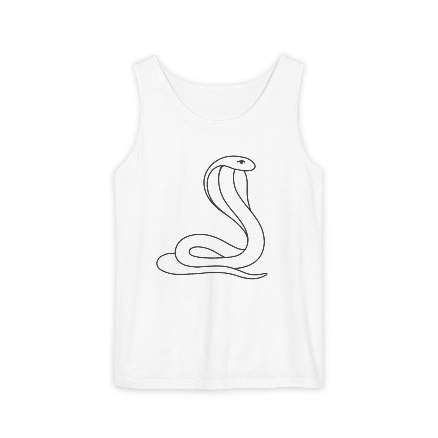 Cobra Pose Yoga Tank – Unisex Garment-Dyed Mindful Movement Top