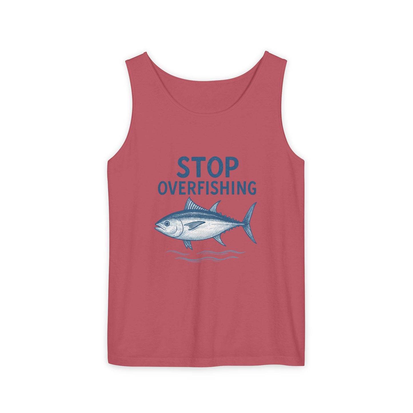 Stop Overfishing Bluefin Tuna Tank Top – Unisex Conservation Shirt