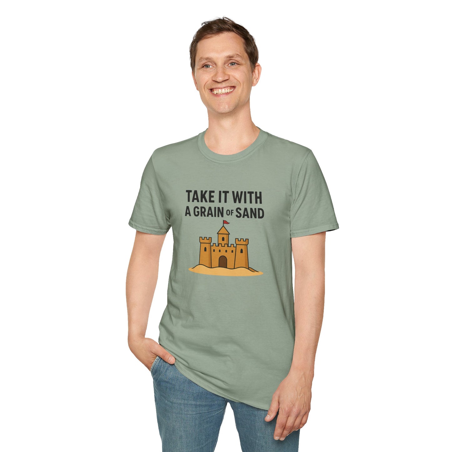 Grain of Sand Beach T-Shirt – Funny Ocean Quote Tee