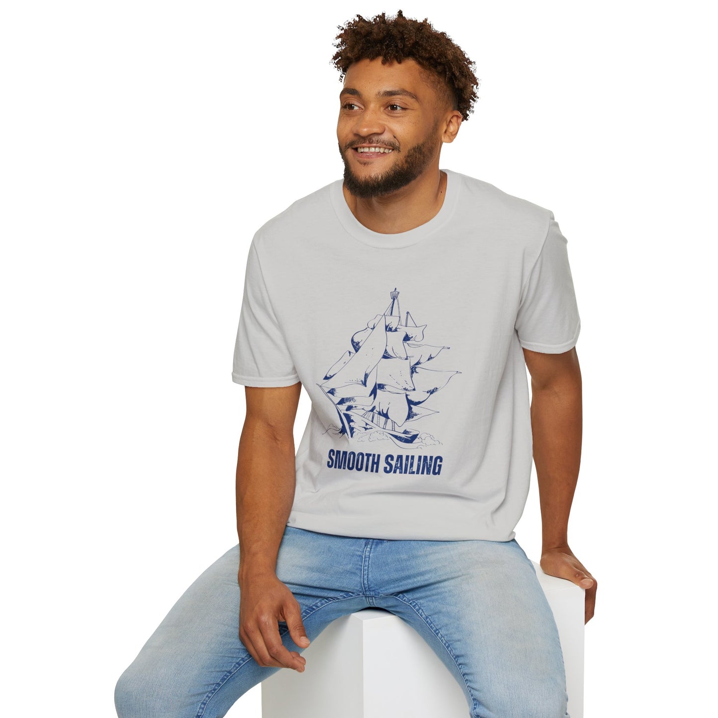 Smooth Sailing Ocean Adventure T-Shirt – Unisex Softstyle Tee