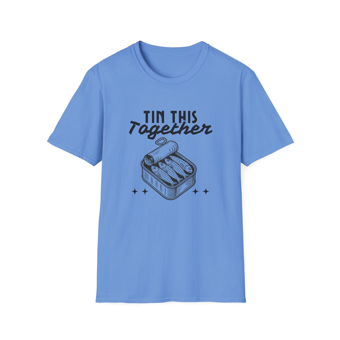 Tin This Together – Funny Sardine Unisex T-Shirt for Ocean Wellness & Plastic Pollution Awareness