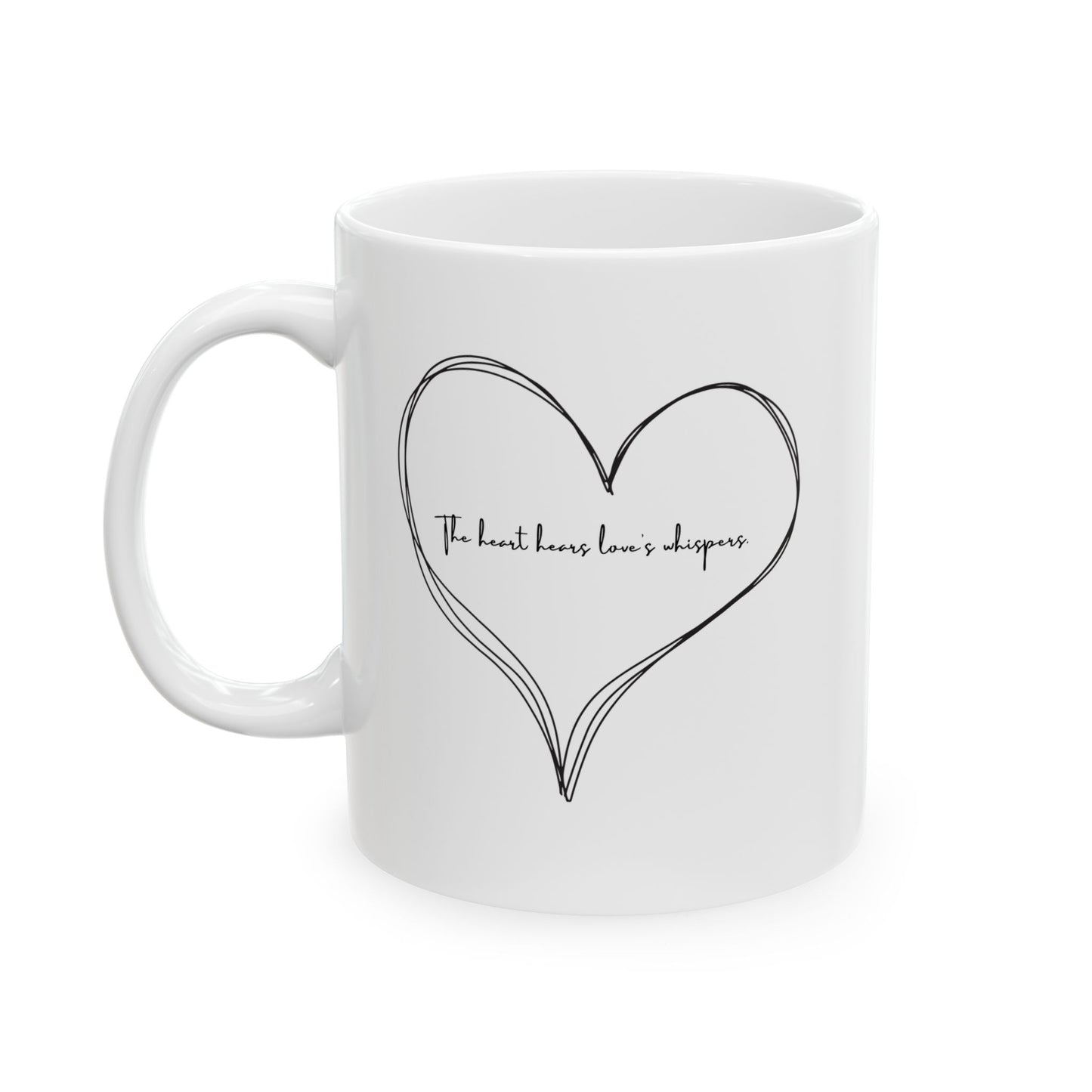 Heartfelt Love Ceramic Mug – Perfect for Valentine’s Day