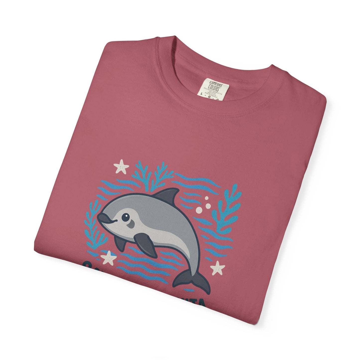 Save the Vaquita Unisex Ocean Conservation T-Shirt – Garment-Dyed Tee
