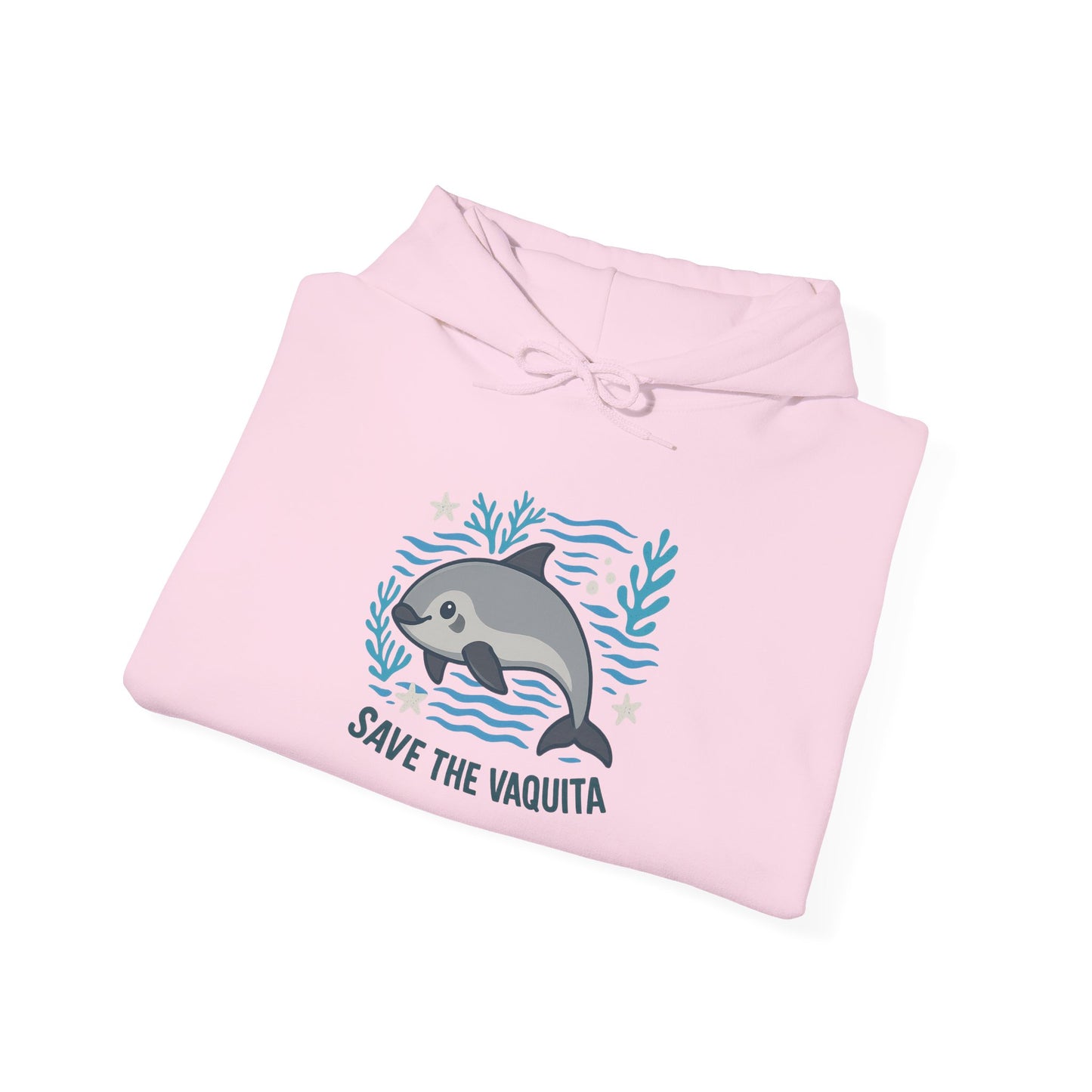 Save the Vaquita Hoodie — Marine Conservation Graphic Sweatshirt