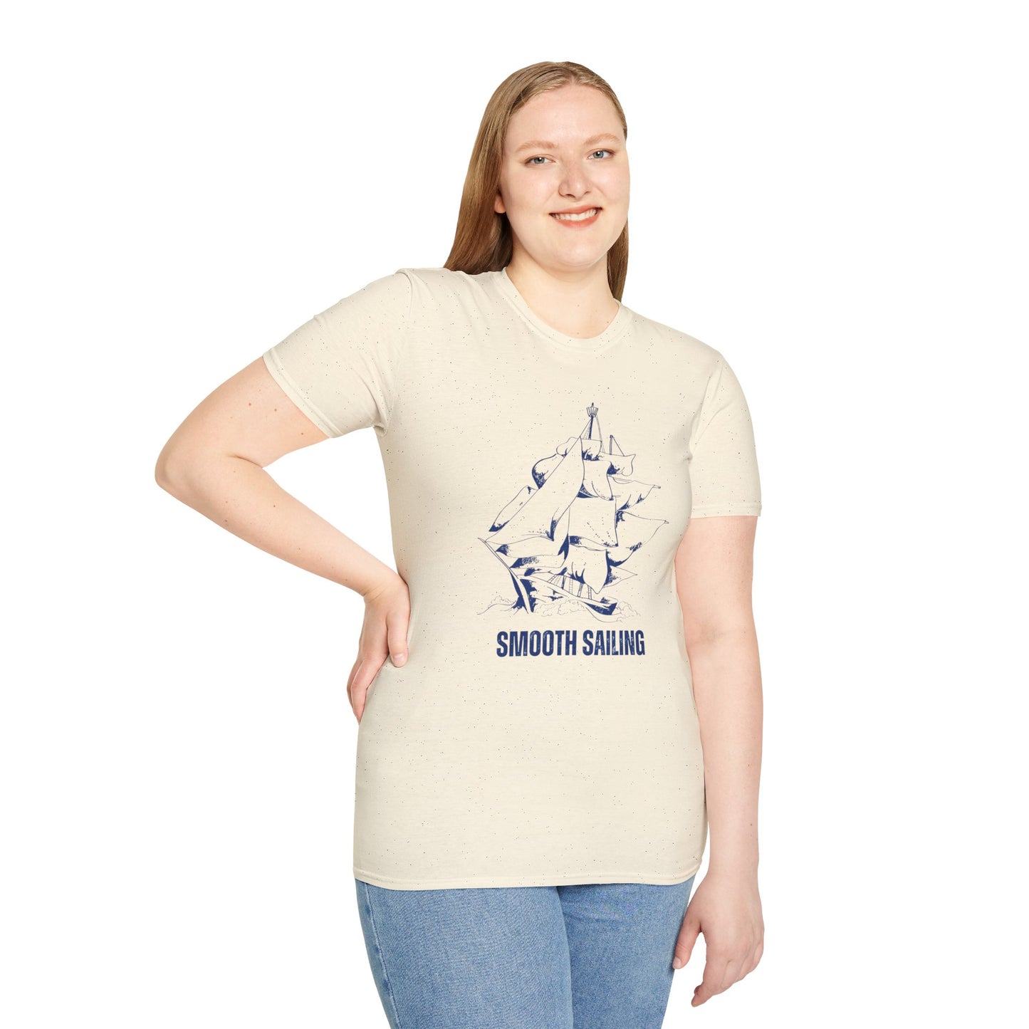 Smooth Sailing Ocean Adventure T-Shirt – Unisex Softstyle Tee