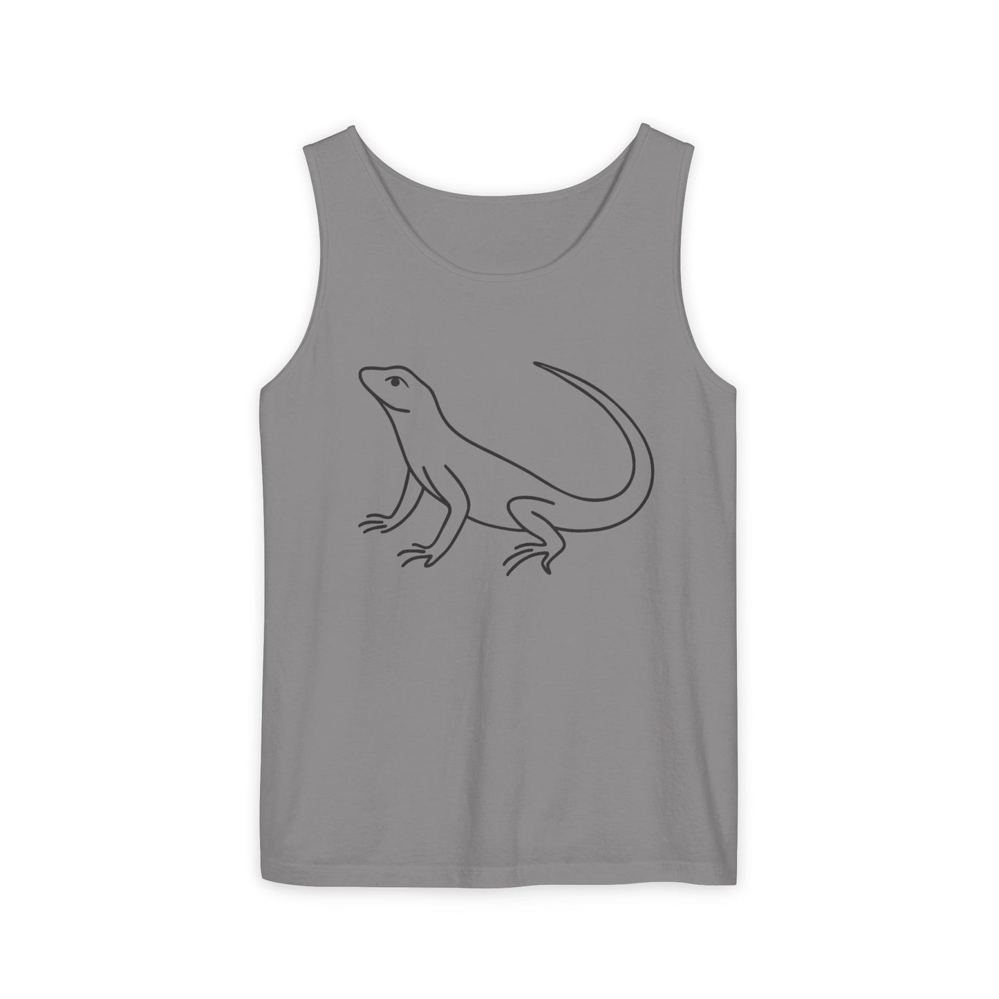 Lizard Pose Yoga Tank – Unisex Garment-Dyed Wellness Top