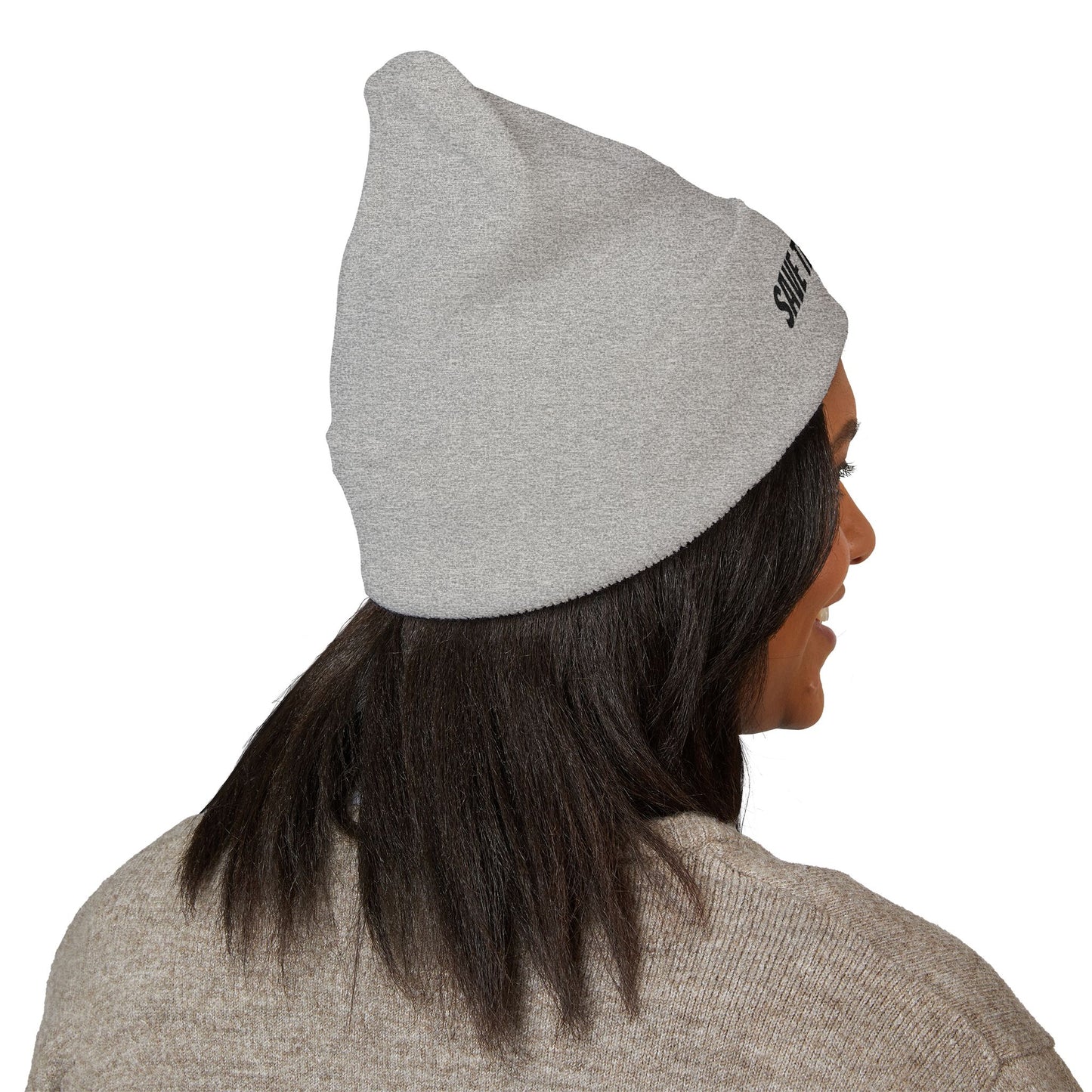 Save the Vaquita Classic Cuffed Beanie – Cozy Ocean Wildlife Embroidered Hat