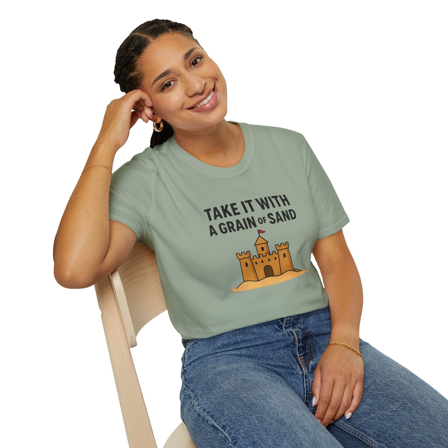 Grain of Sand Beach T-Shirt – Funny Ocean Quote Tee