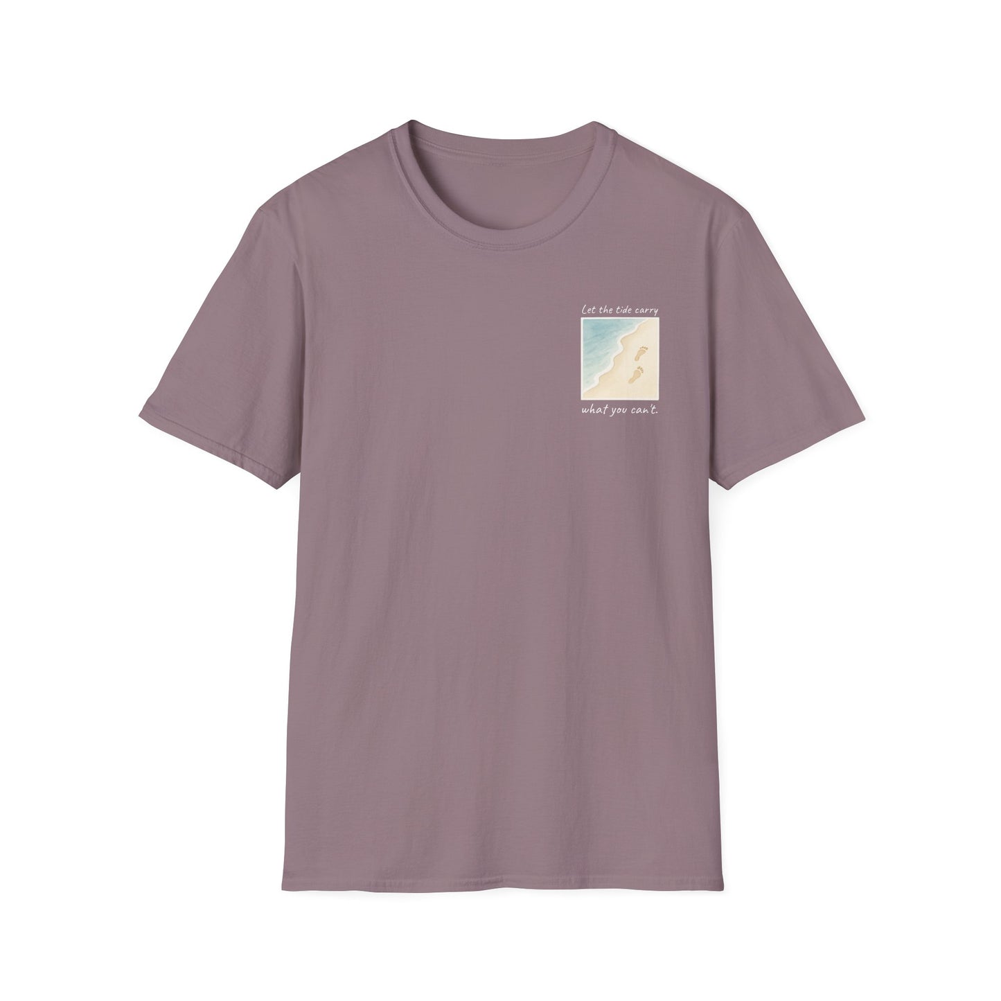 Let the Tide Carry It Tee – Beach Walk Mindfulness Unisex T-Shirt