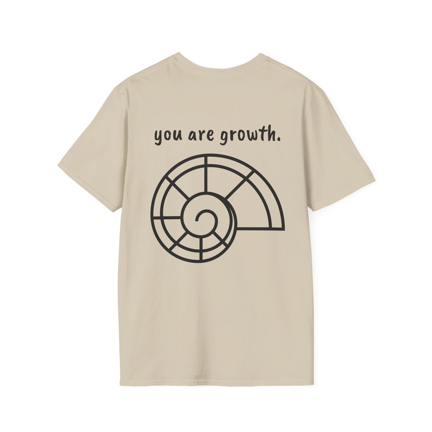 YOU ARE GROWTH - Seashell Unisex Softstyle T-Shirt