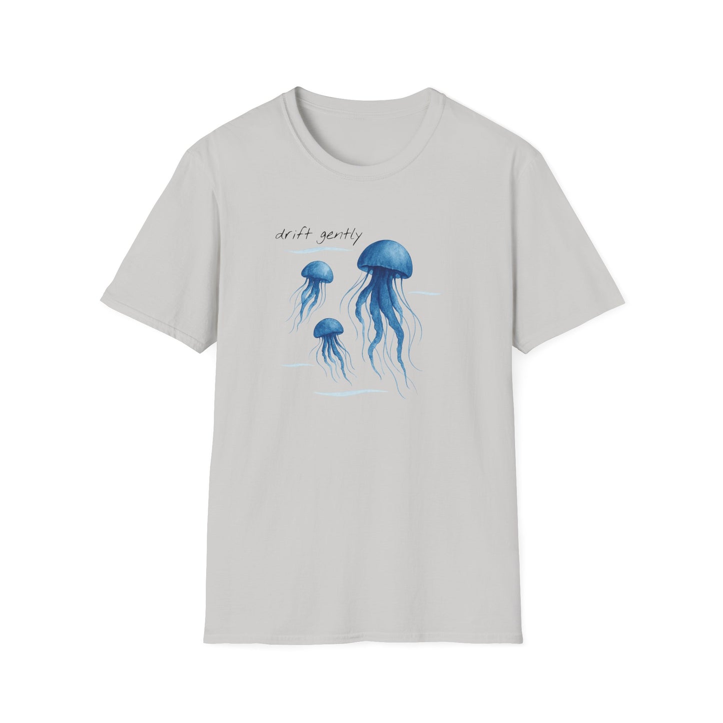 Drift Gently Jellyfish Tee – Be Kind to Yourself & Protect the Ocean