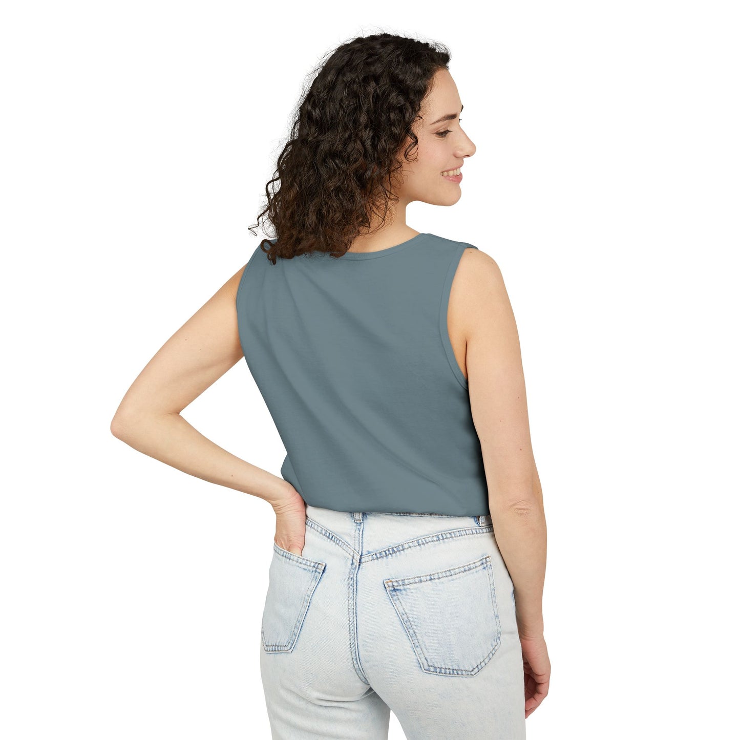 Cobra Pose Yoga Tank – Unisex Garment-Dyed Mindful Movement Top