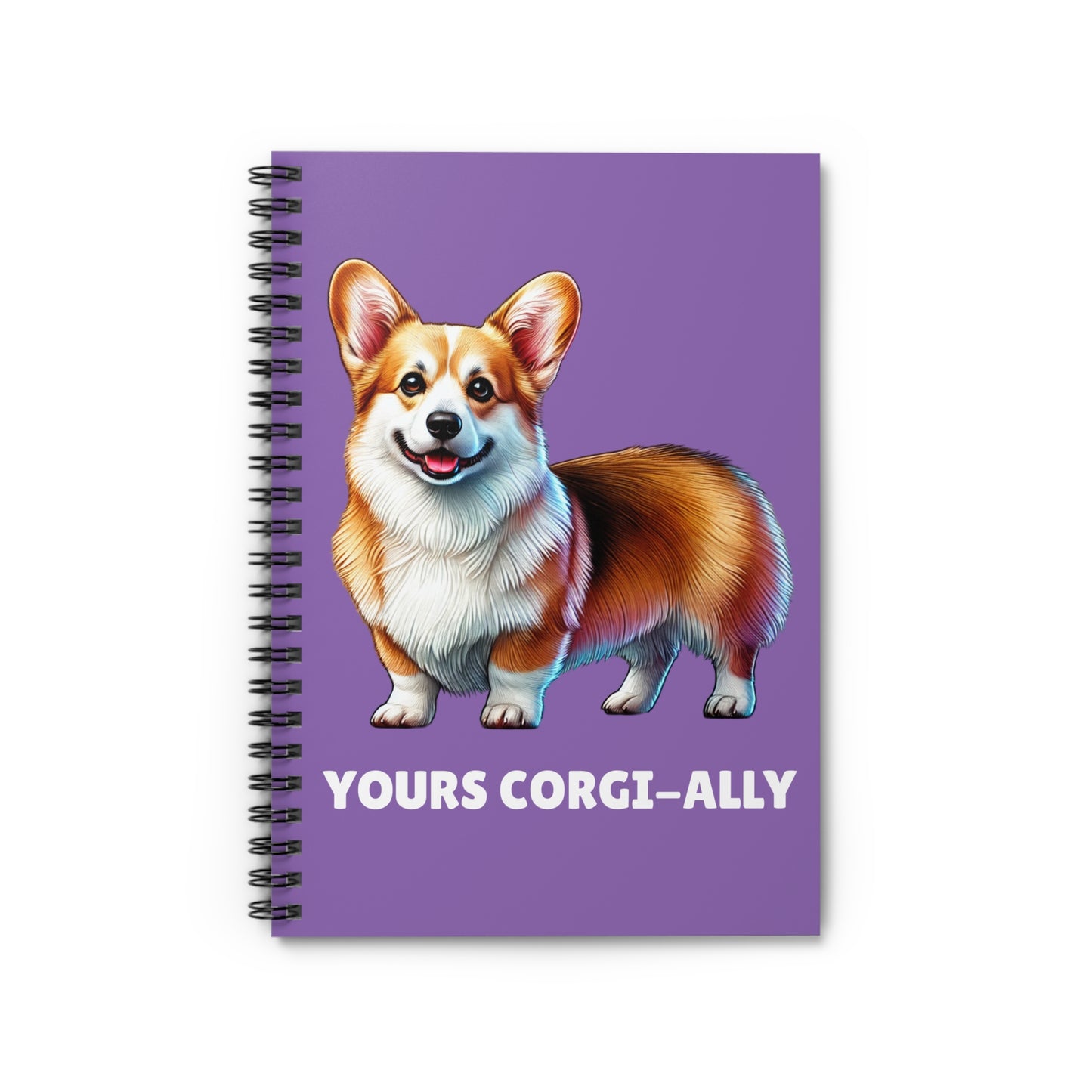"Yours Corgi-ally" Corgi-Inspired Spiral Notebook – Fun and Functional