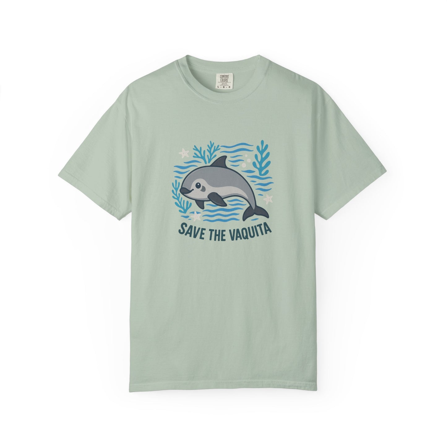 Save the Vaquita Unisex Ocean Conservation T-Shirt – Garment-Dyed Tee