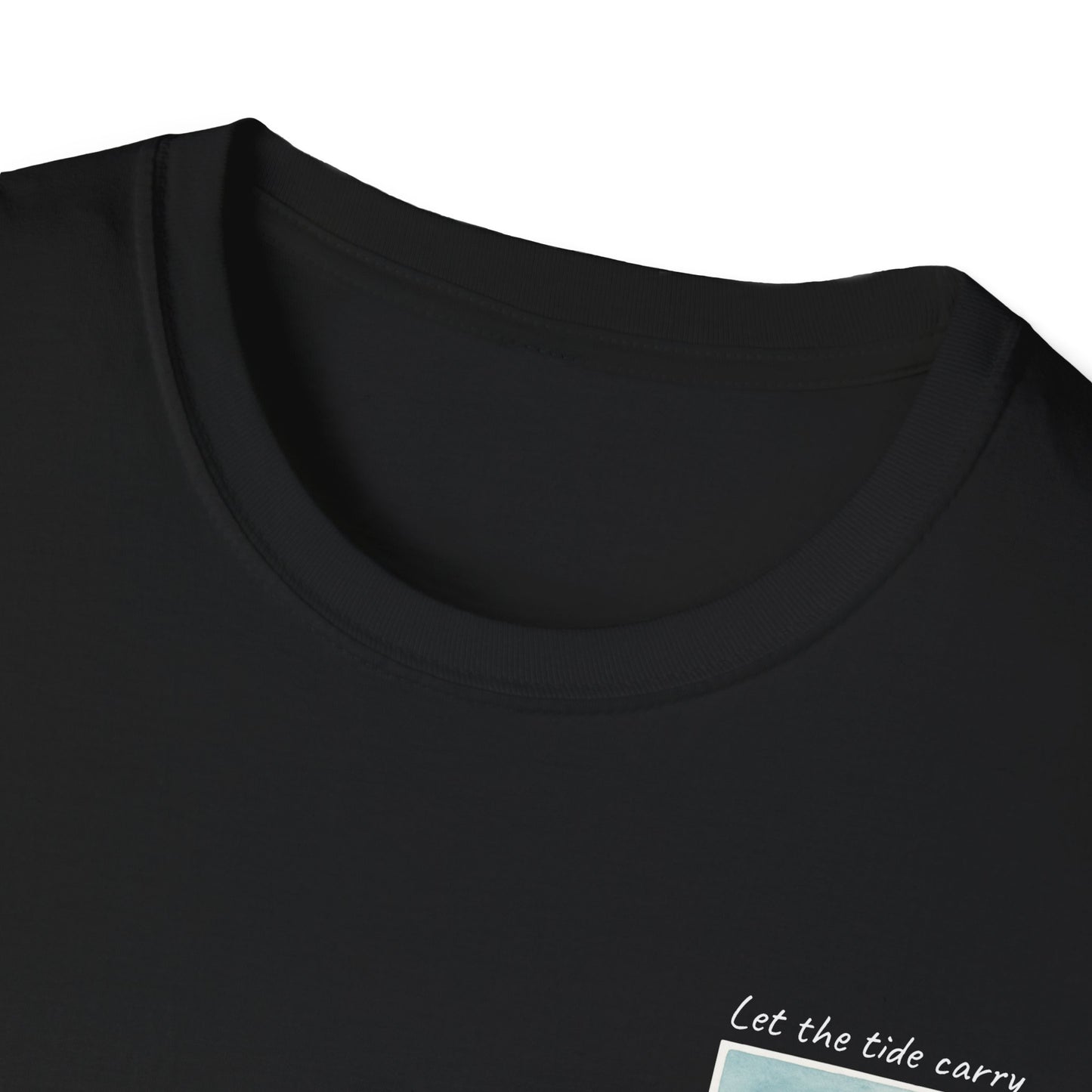 Let the Tide Carry It Tee – Beach Walk Mindfulness Unisex T-Shirt