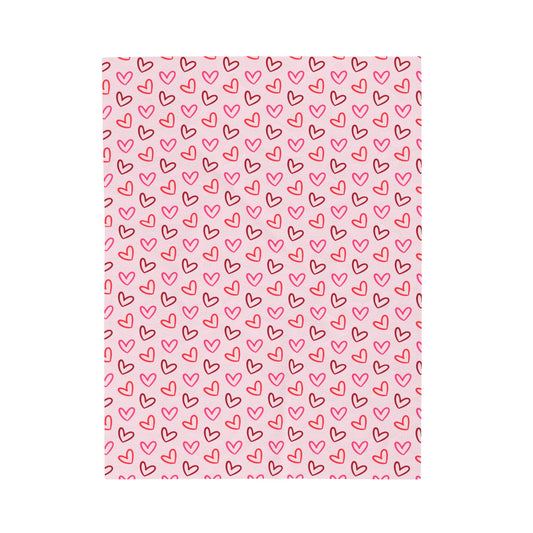 Snuggle Up, Buttercup! Valentine's Day Heart Plush Blanket