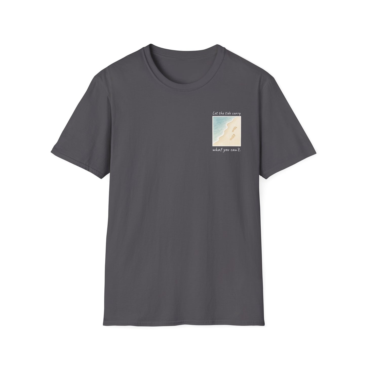 Let the Tide Carry It Tee – Beach Walk Mindfulness Unisex T-Shirt