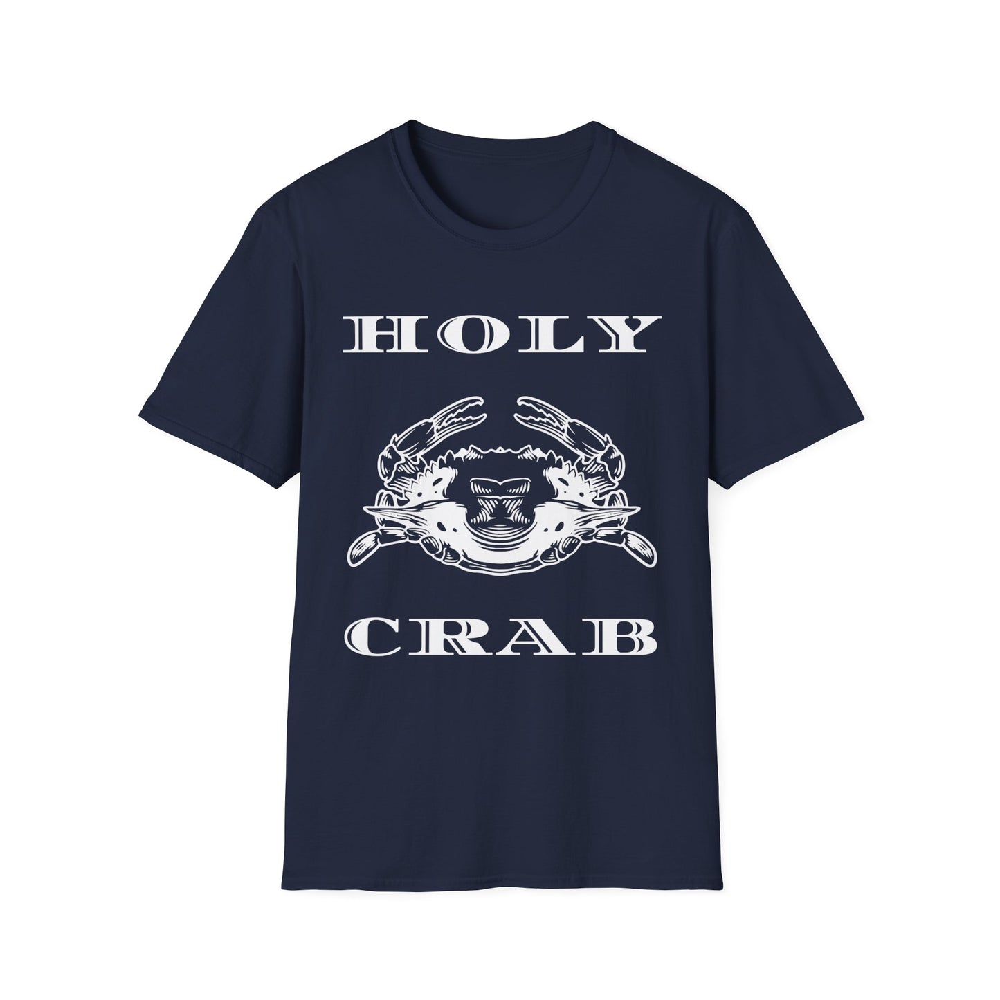 Holy Crab Funny Ocean Lover T-Shirt – Unisex Softstyle Tee