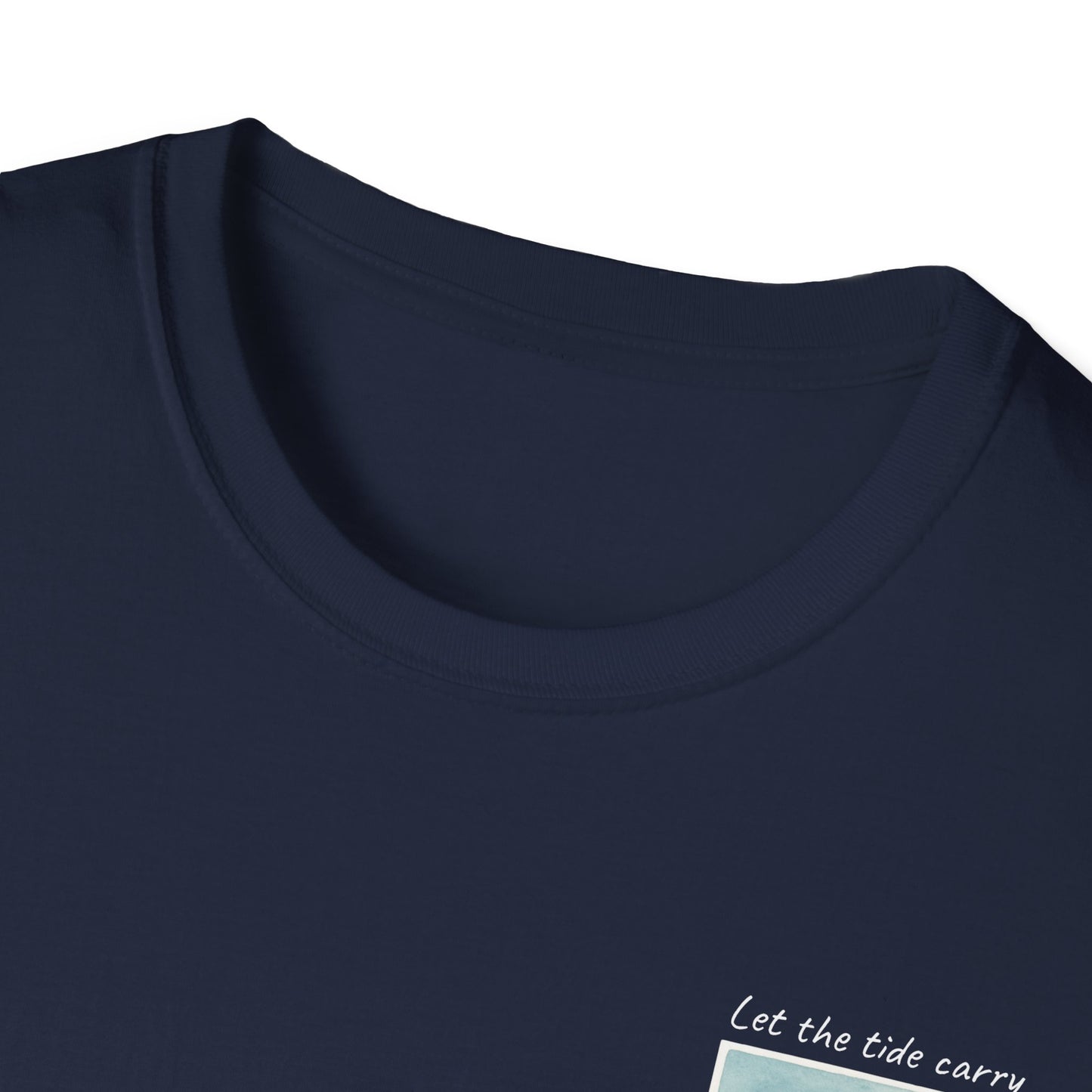 Let the Tide Carry It Tee – Beach Walk Mindfulness Unisex T-Shirt