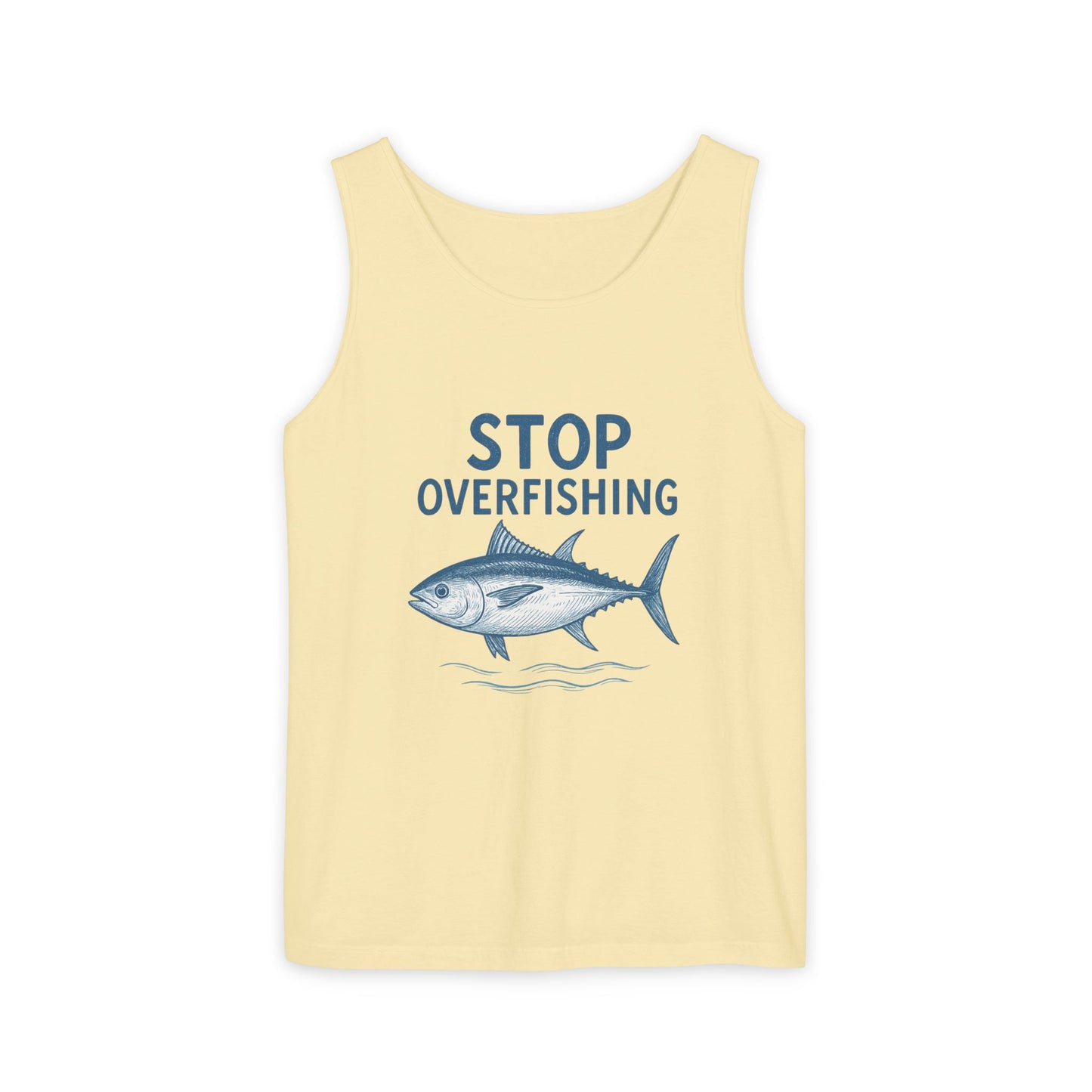Stop Overfishing Bluefin Tuna Tank Top – Unisex Conservation Shirt