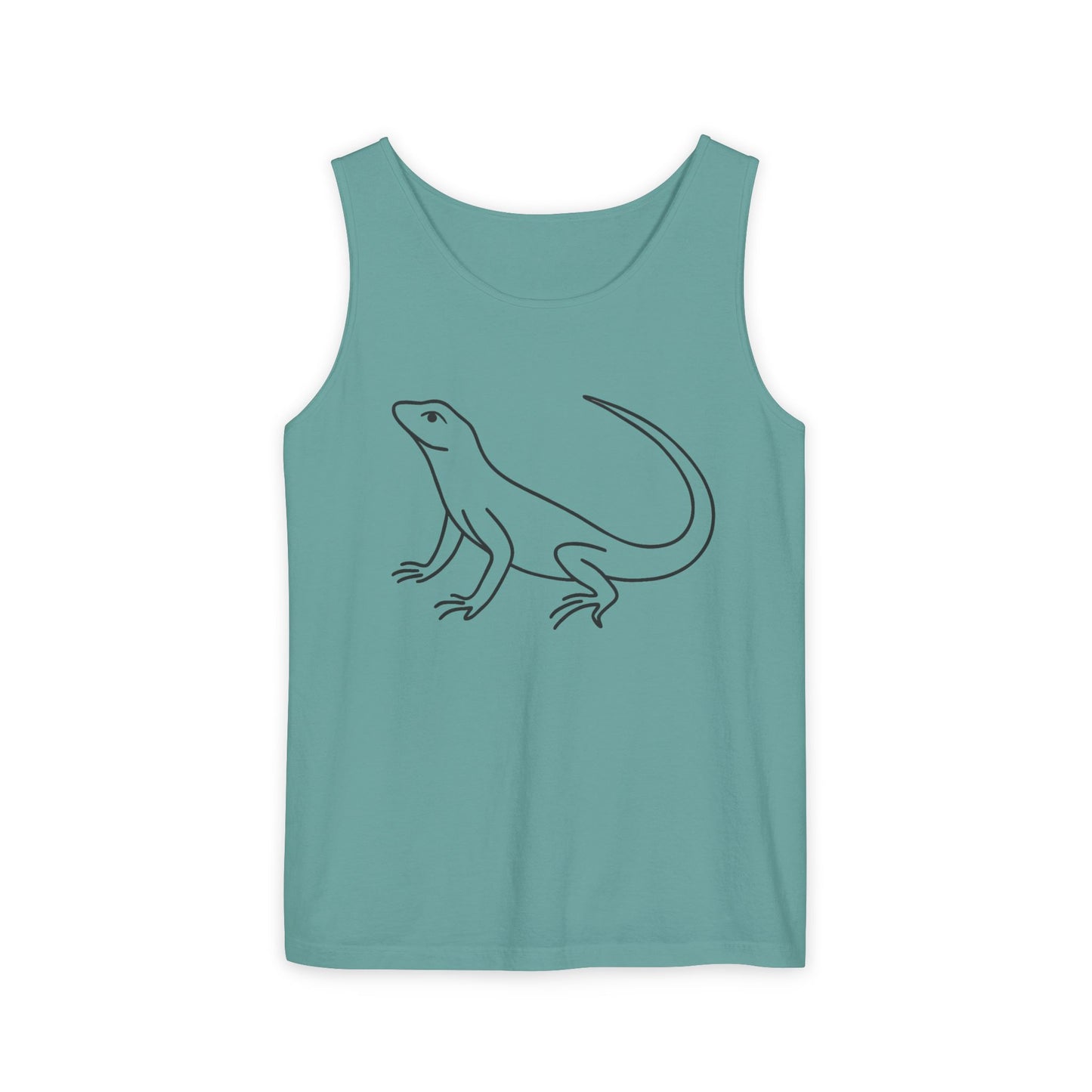 Lizard Pose Yoga Tank – Unisex Garment-Dyed Wellness Top