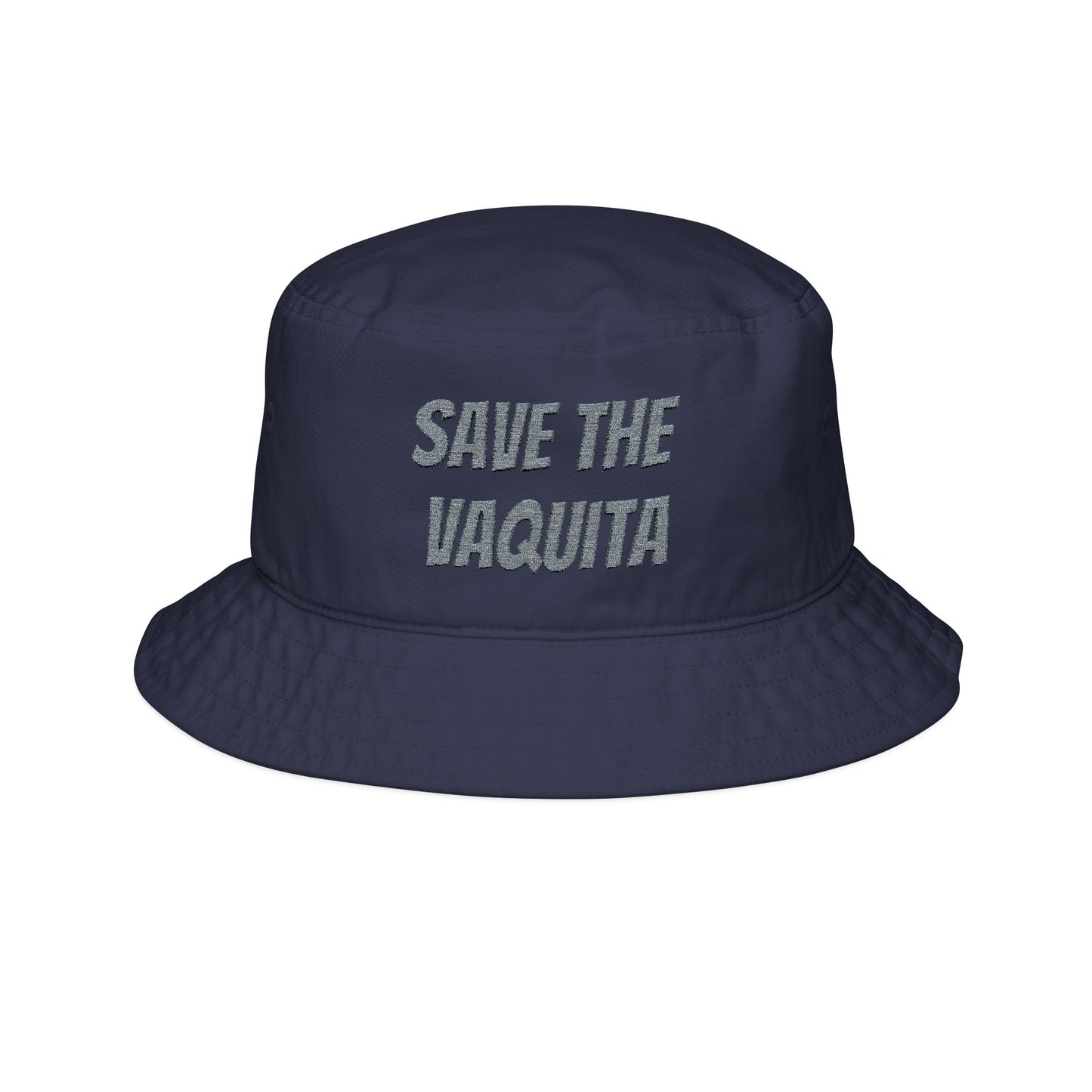 Save the Vaquita Embroidered Bucket Hat – Ocean Animal Conservation Hat