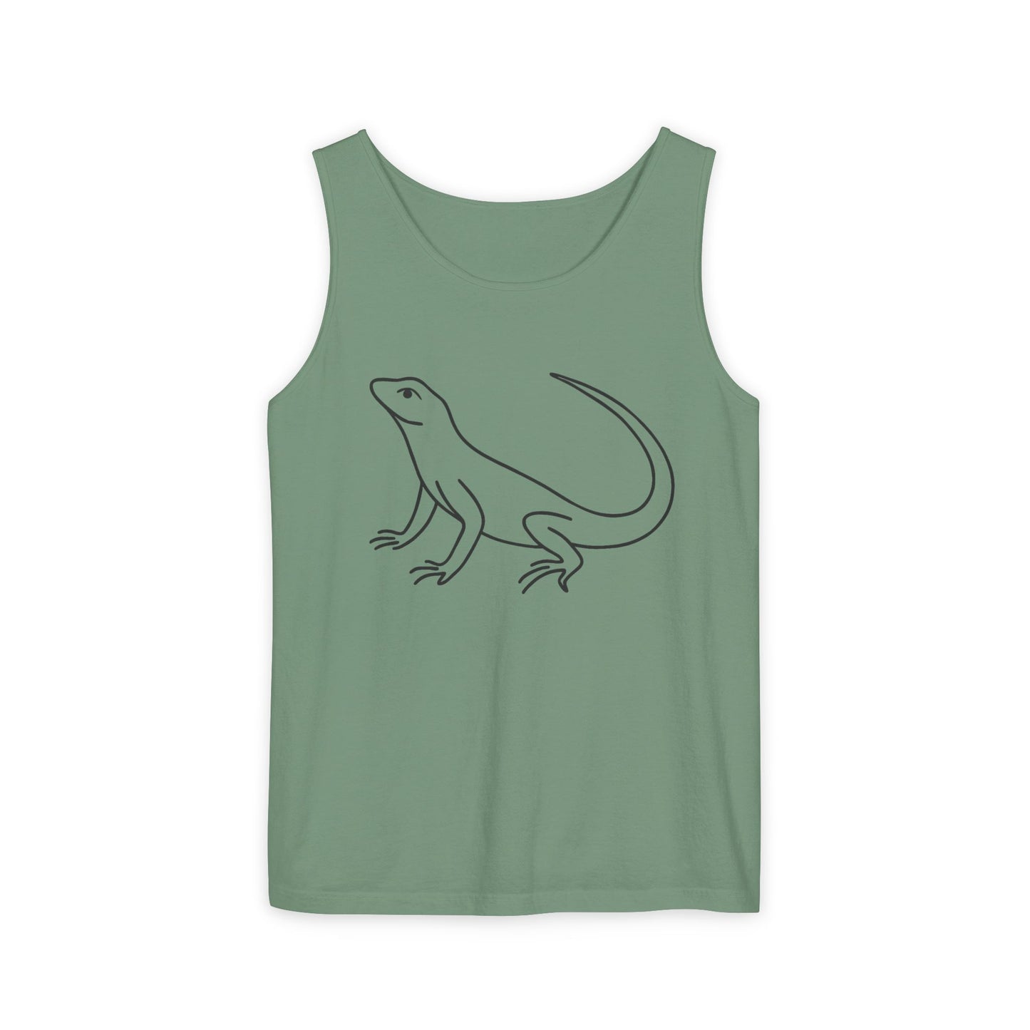 Lizard Pose Yoga Tank – Unisex Garment-Dyed Wellness Top