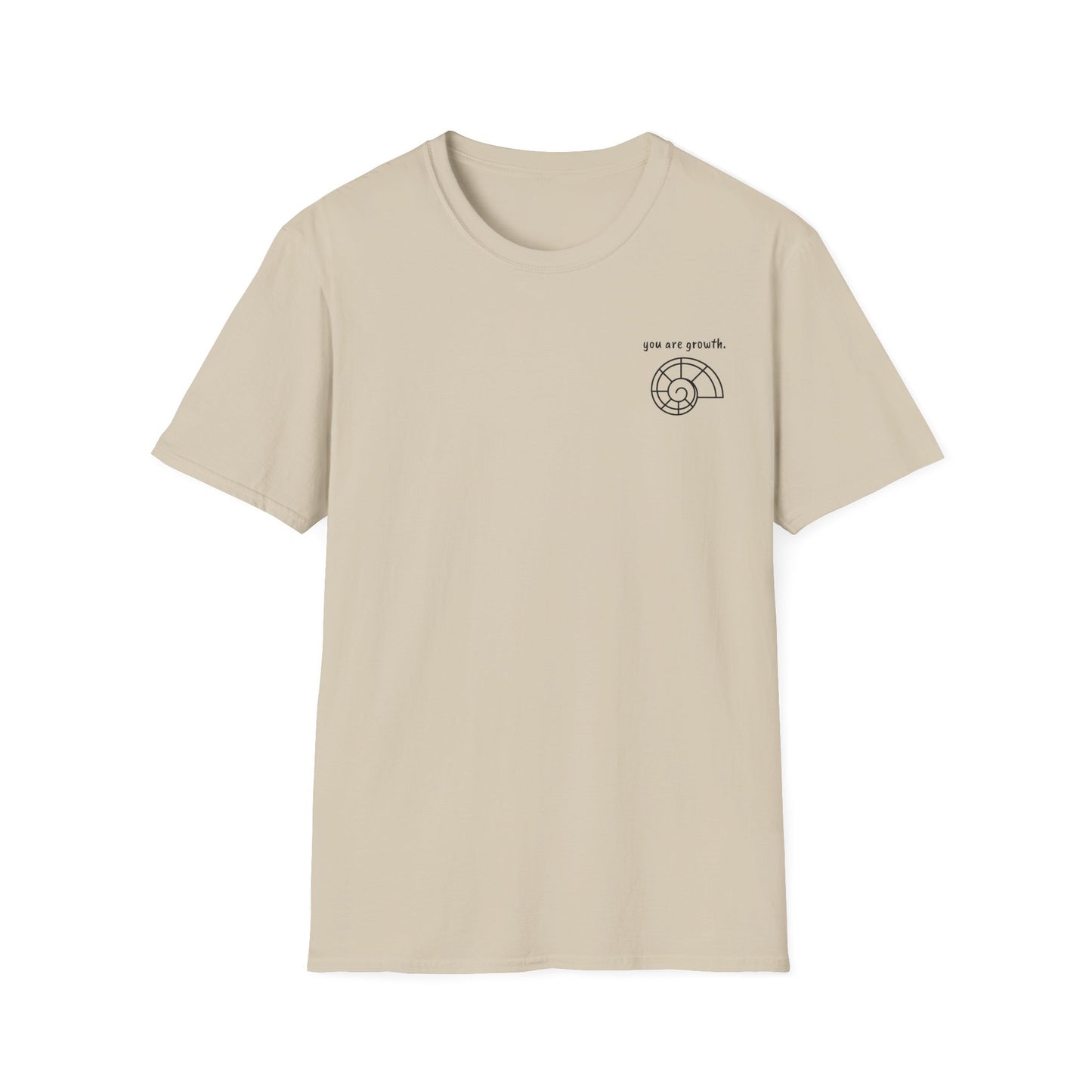 YOU ARE GROWTH - Seashell Unisex Softstyle T-Shirt