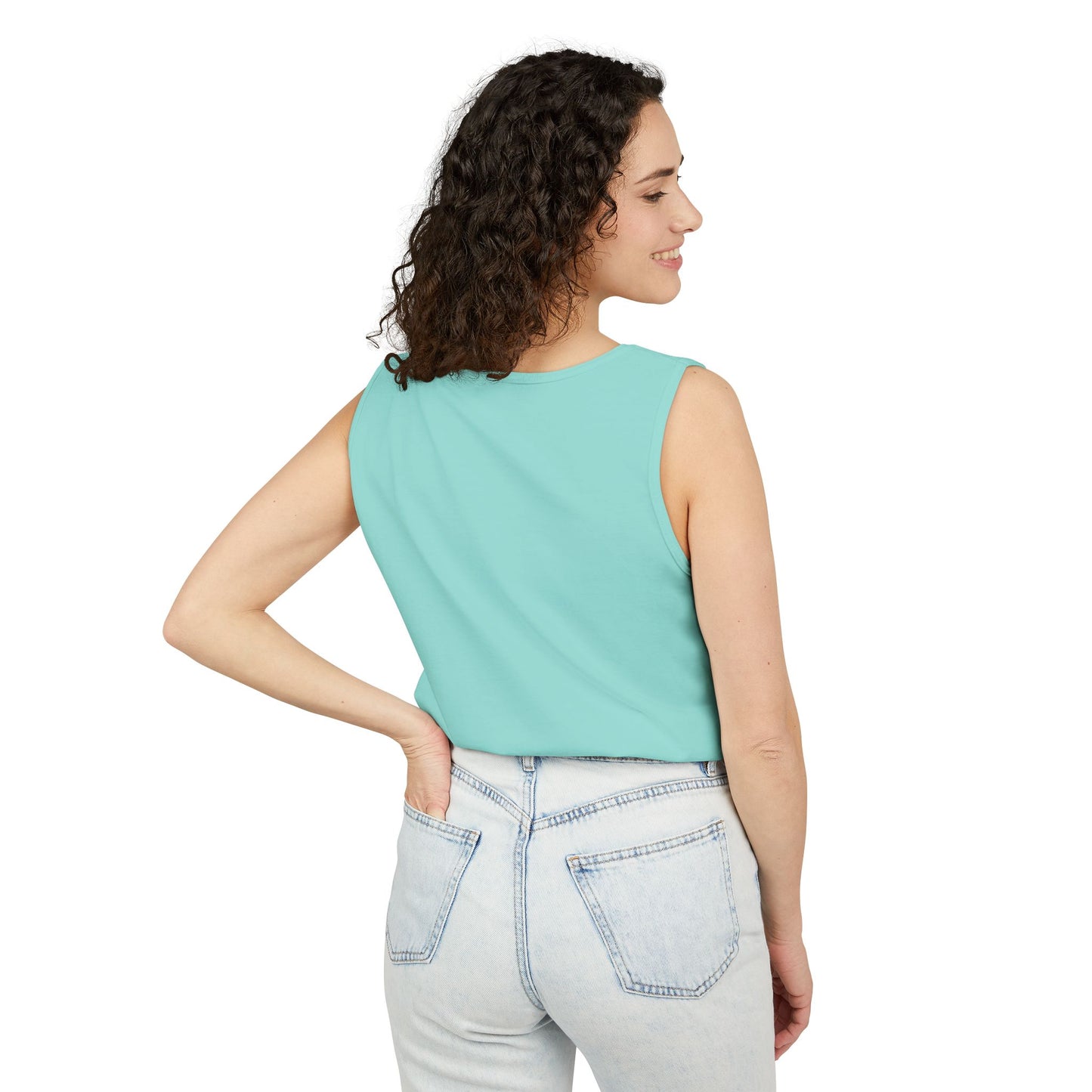 Tree Pose Yoga Tank – Unisex Garment-Dyed Mindfulness Top