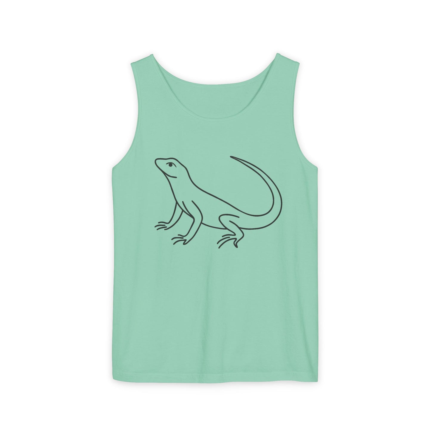 Lizard Pose Yoga Tank – Unisex Garment-Dyed Wellness Top
