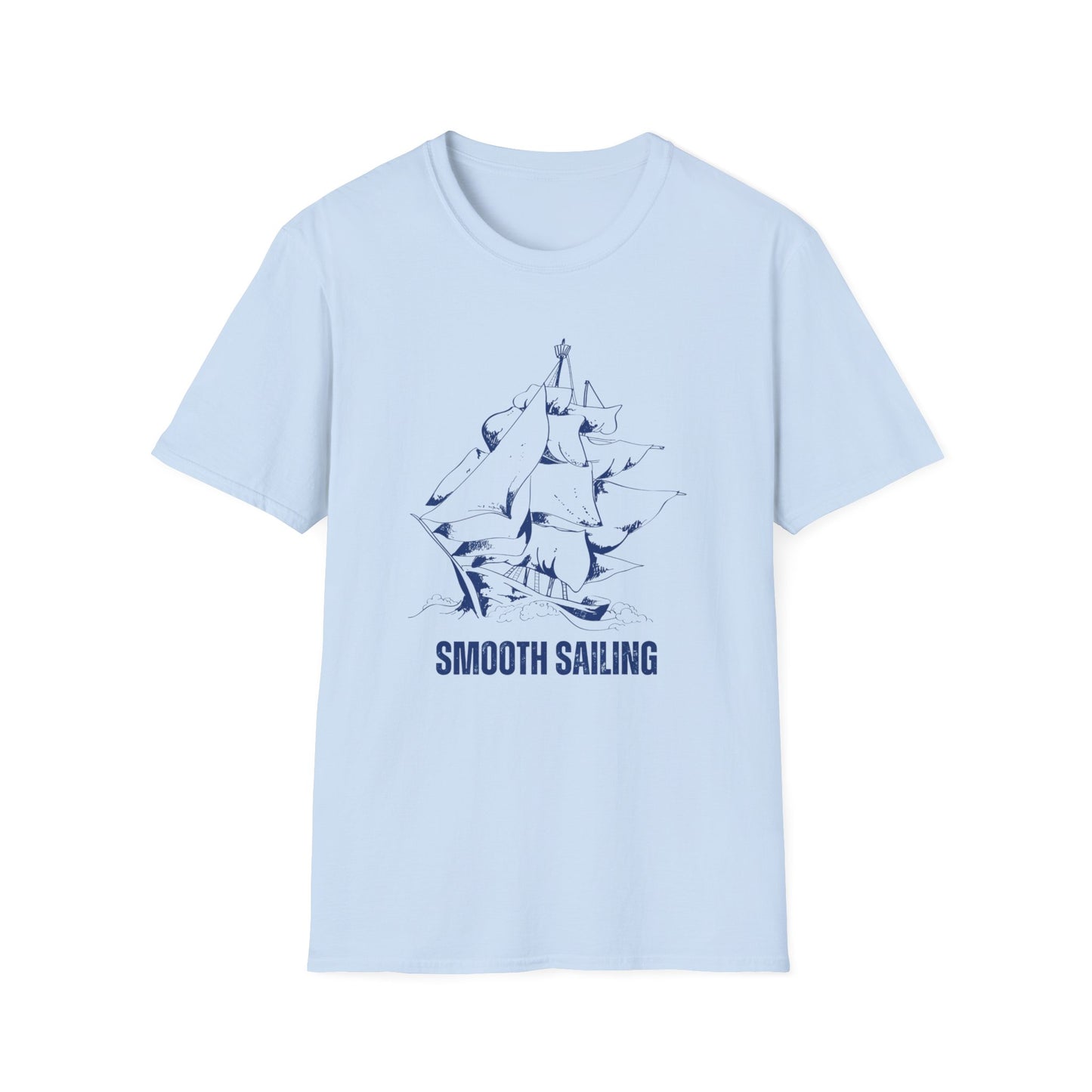Smooth Sailing Ocean Adventure T-Shirt – Unisex Softstyle Tee