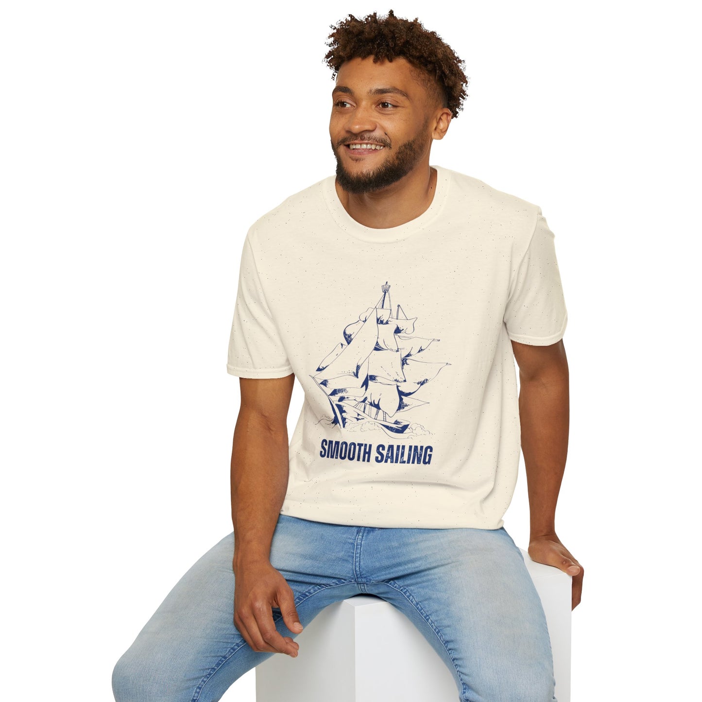 Smooth Sailing Ocean Adventure T-Shirt – Unisex Softstyle Tee