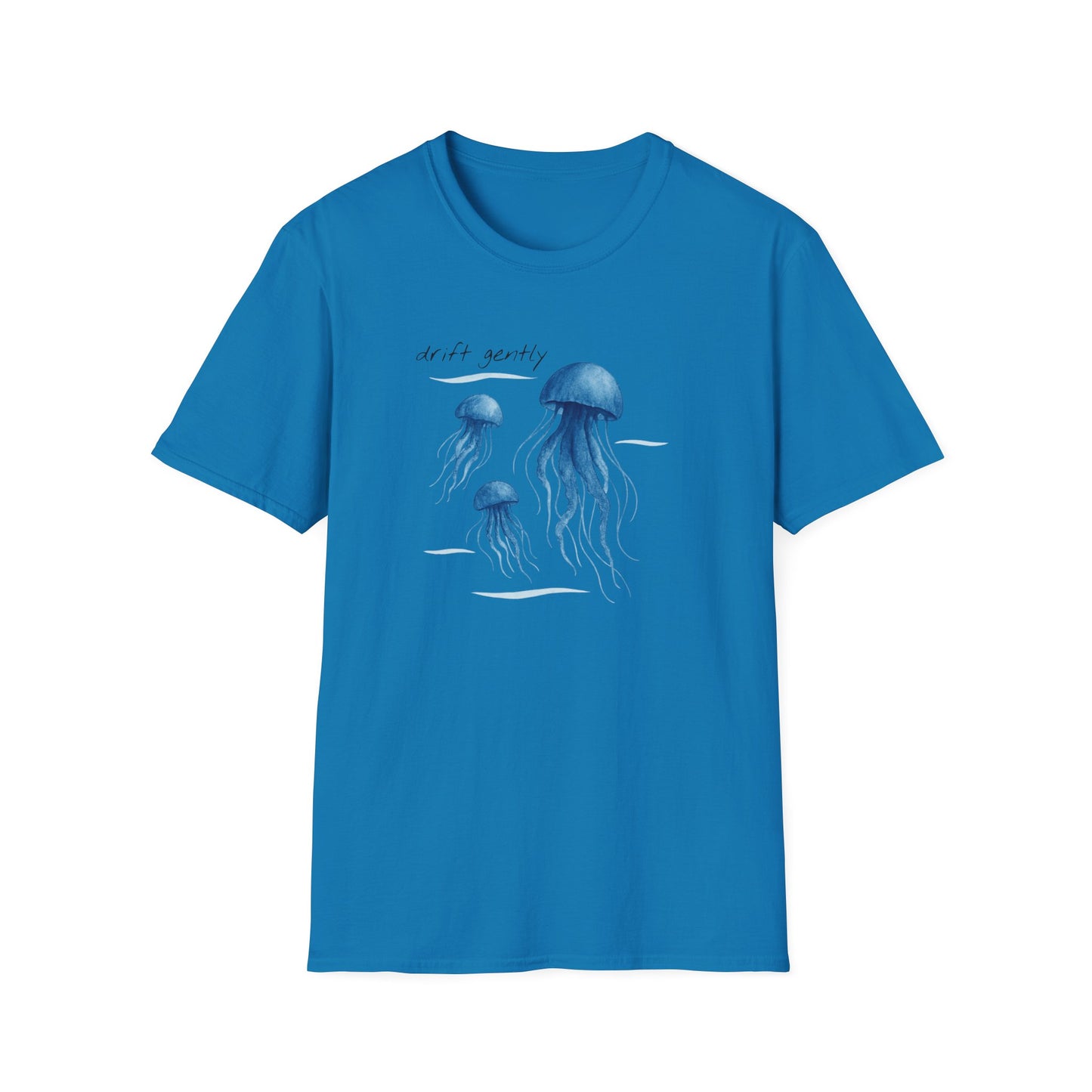 Drift Gently Jellyfish Tee – Be Kind to Yourself & Protect the Ocean