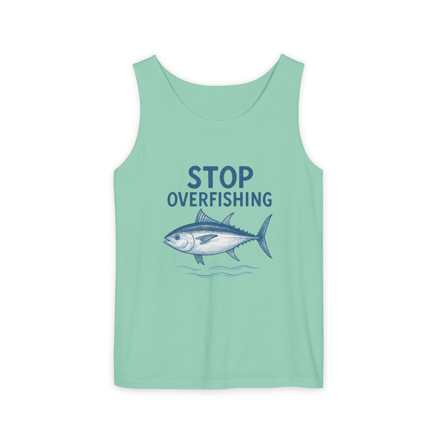 Stop Overfishing Bluefin Tuna Tank Top – Unisex Conservation Shirt