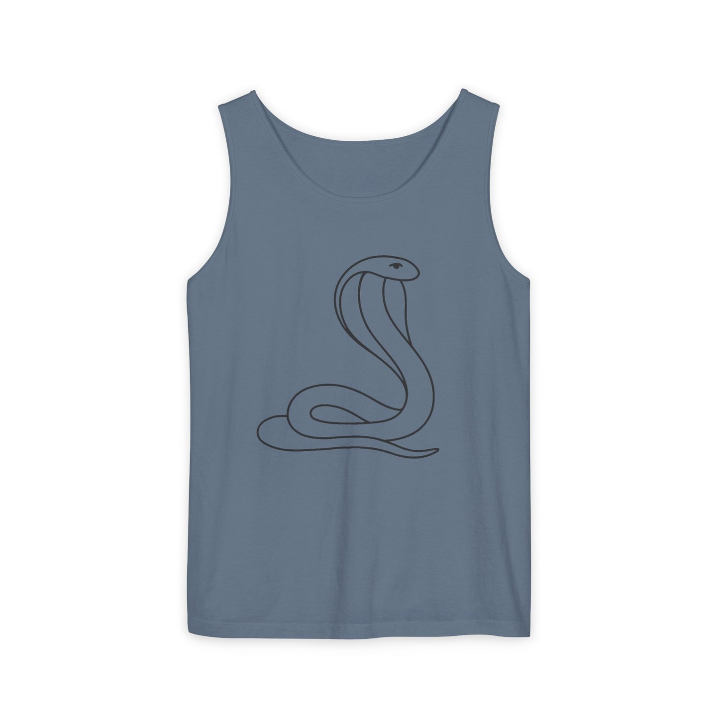 Cobra Pose Yoga Tank – Unisex Garment-Dyed Mindful Movement Top