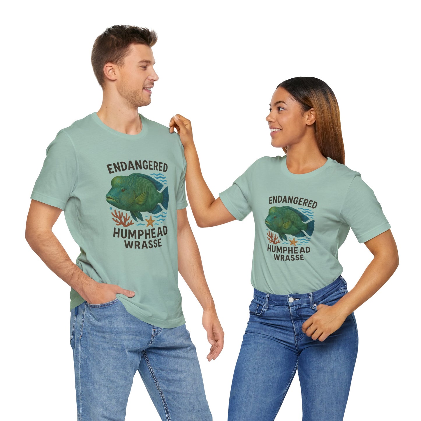 Endangered Humphead Wrasse T-Shirt – Ocean Conservation Tee by Nine Scoops