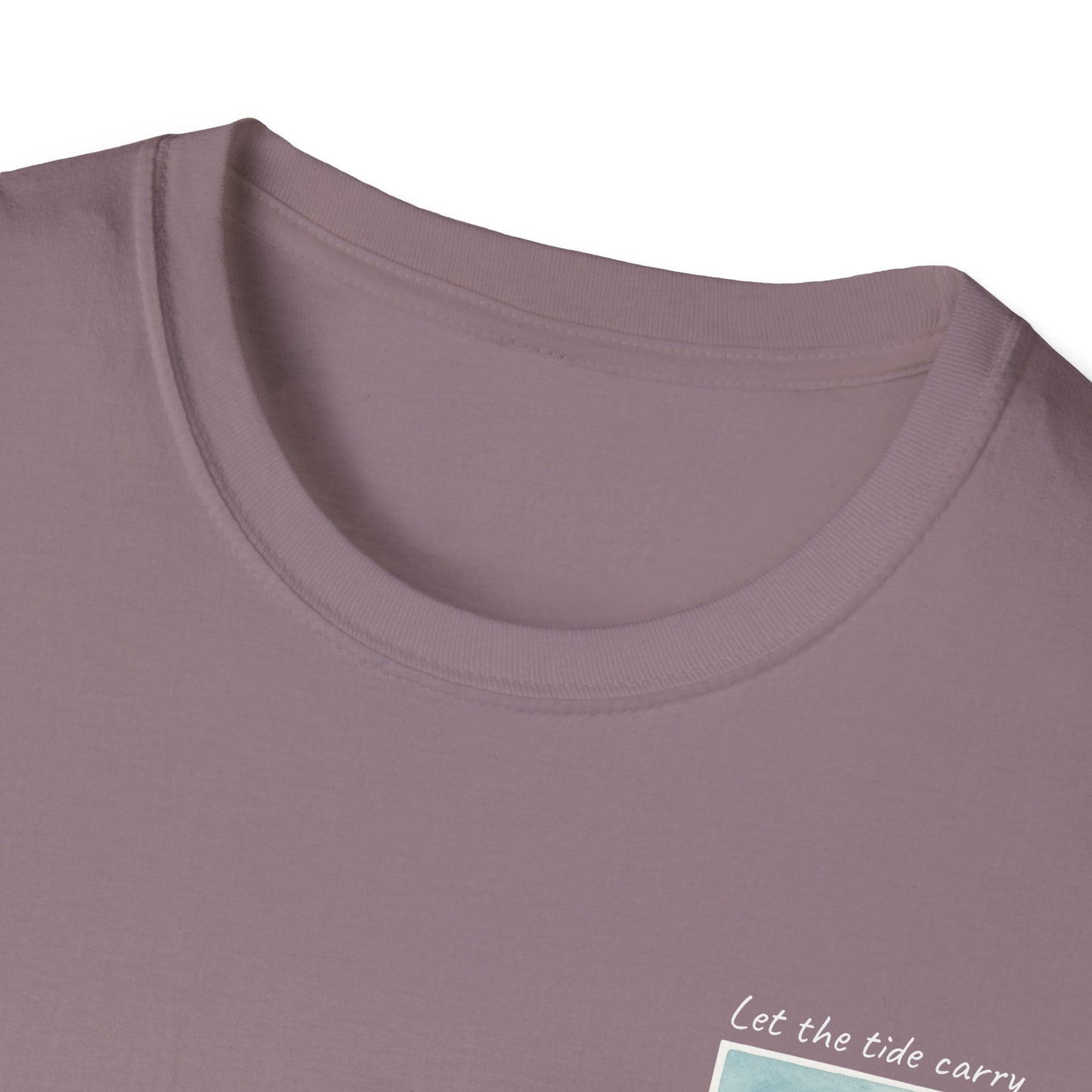 Let the Tide Carry It Tee – Beach Walk Mindfulness Unisex T-Shirt